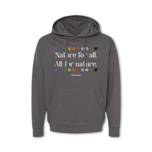 Nature for All Hoodie - Charcoal