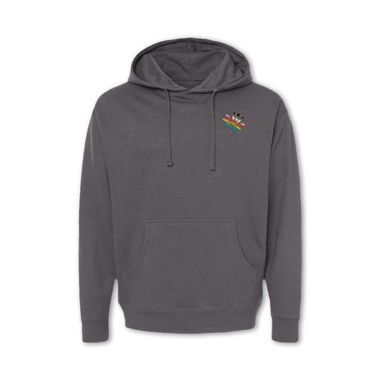 Pride Outside Hoodie - Charcoal